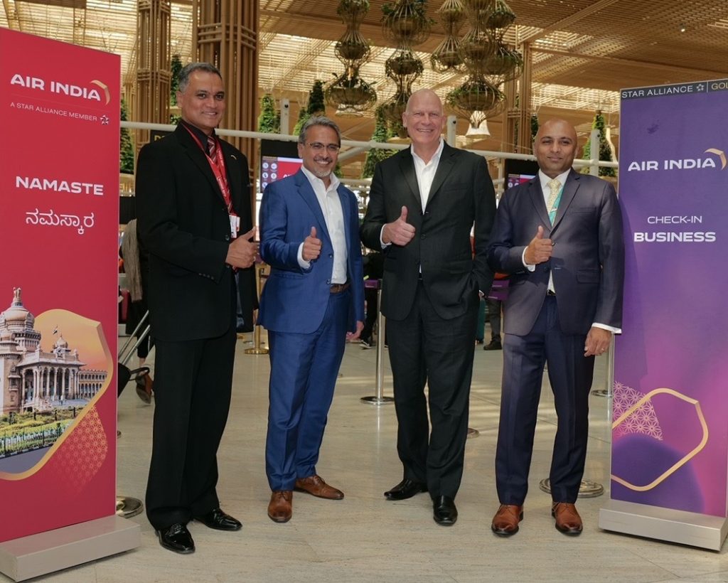 AIR INDIA AND BIAL ENTER AGREEMENT INTENDED TO DEVELOP BENGALURU AS A PREMIER AVIATION HUB FOR SOUTHERN INDIA