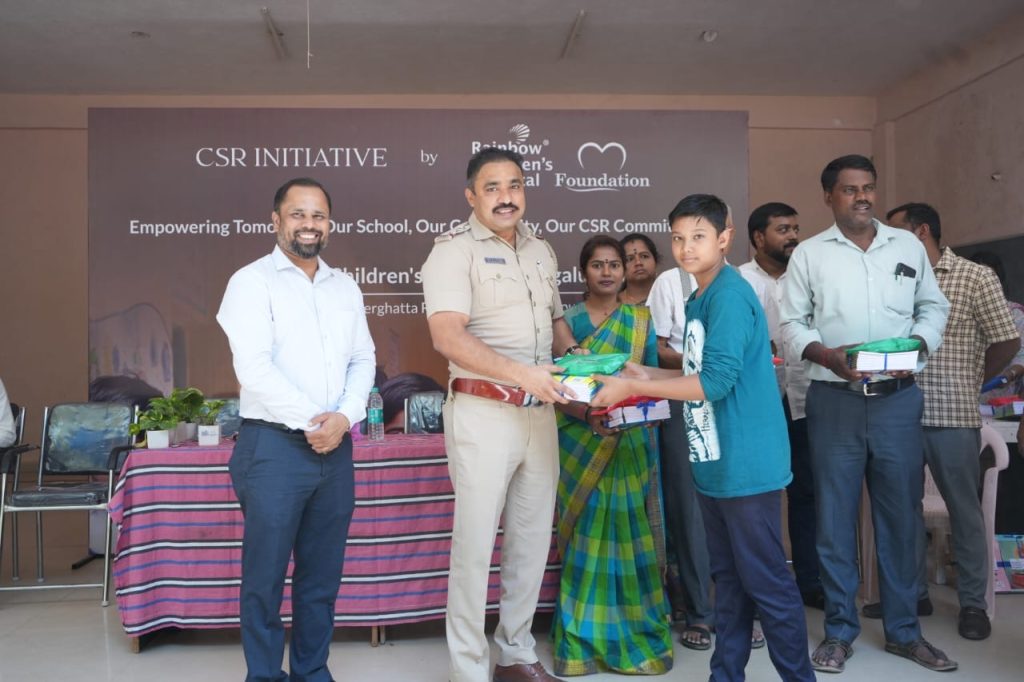 Rainbow Children’s Foundation Donated School Supplies to Seegehalli Government Primary School