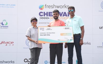 Gyan Babu and Senait Kefelegn win the Freshworks Chennai Men’s and Women’s Full Marathon 2025 powered by Chennai Runners