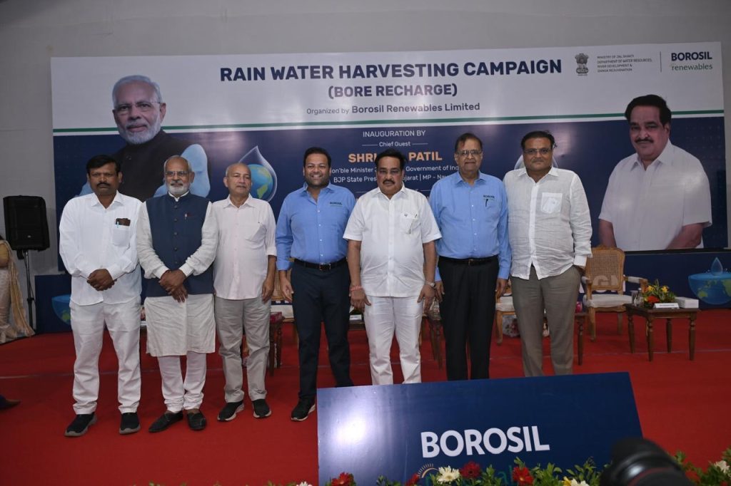 Borosil Renewables Supports Union Minister Shri C. R. Patil’s Groundwater Recharge Campaign