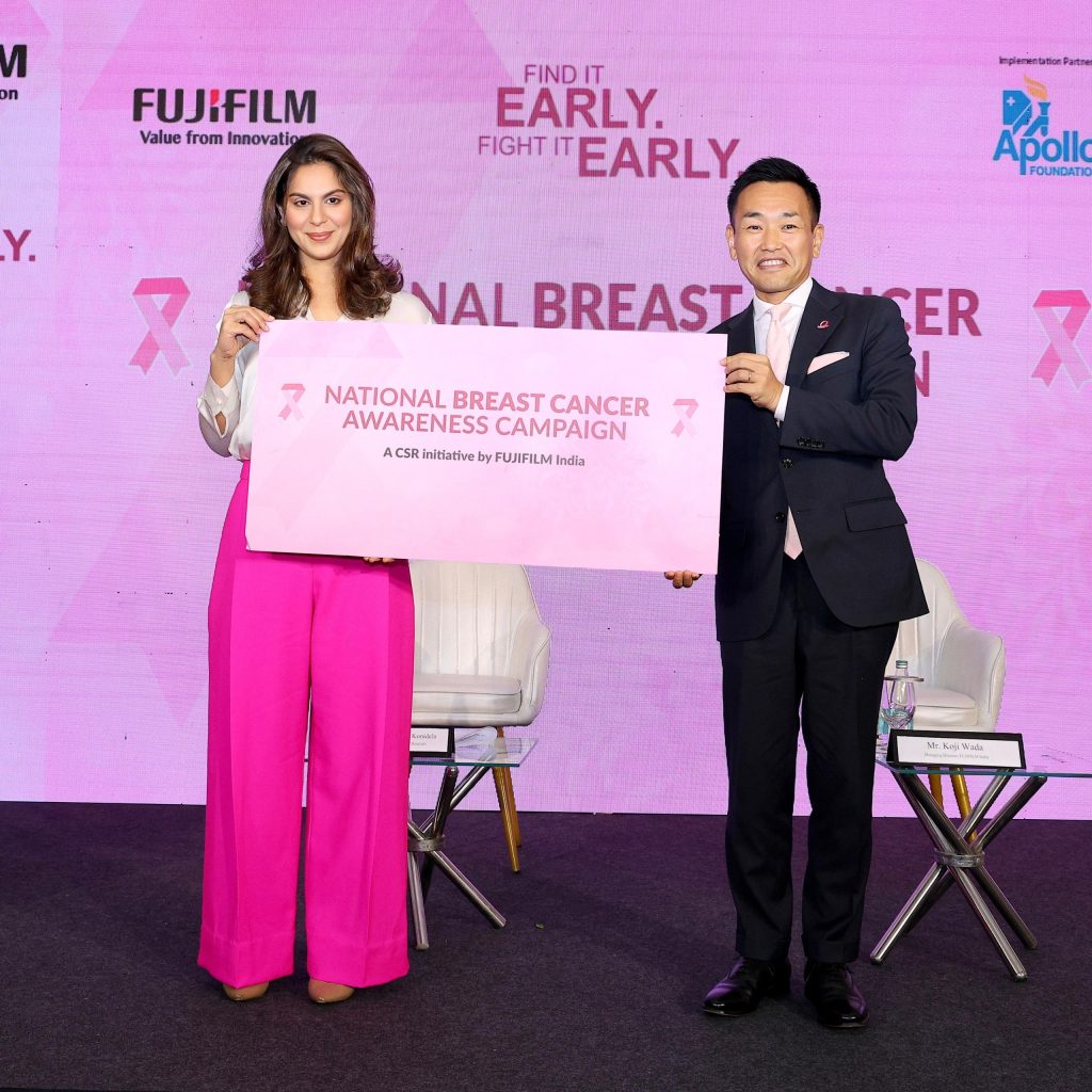 FUJIFILM India initiates Breast Cancer Awareness CSR Campaign with Upasana Kamineni Konidela