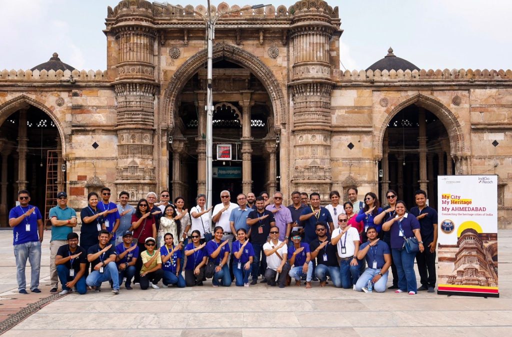 IndiGoReach & InterGlobe Foundation organise ‘My City My Heritage’ walk to Showcase Ahmedabad’s Cultural Legacy & Richness